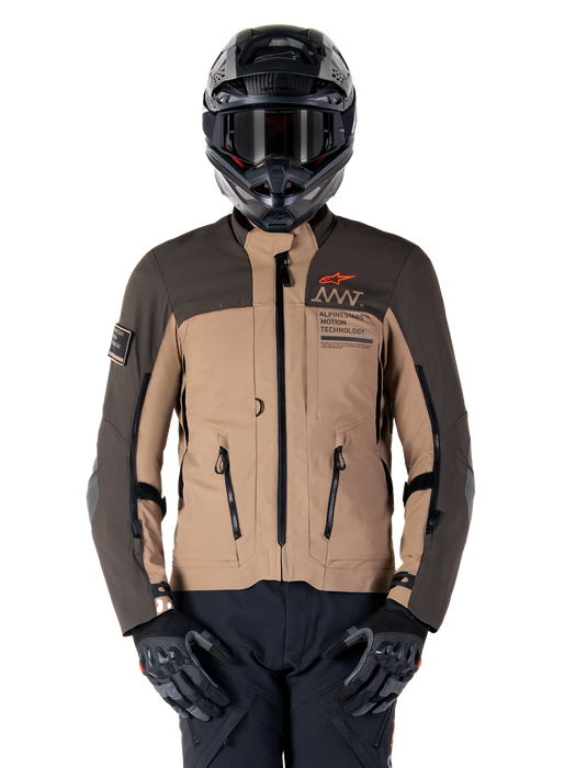 ALPINESTARS AMT-8 STRETCH DRYSTAR®XF JACKET 2026 in DarkBrown/Dark Khaki