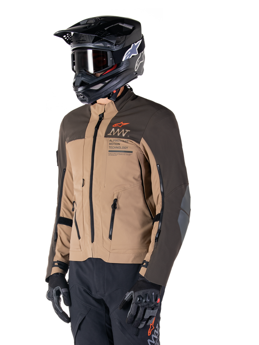 ALPINESTARS AMT-8 STRETCH DRYSTAR®XF JACKET 2026 in DarkBrown/Dark Khaki