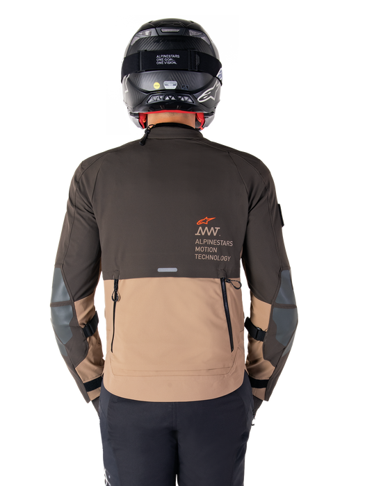 ALPINESTARS AMT-8 STRETCH DRYSTAR®XF JACKET 2026 in DarkBrown/Dark Khaki