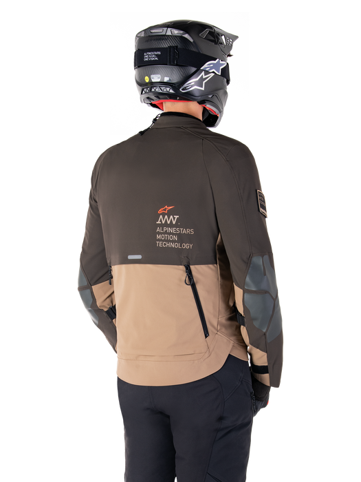 ALPINESTARS AMT-8 STRETCH DRYSTAR®XF JACKET 2026 in DarkBrown/Dark Khaki