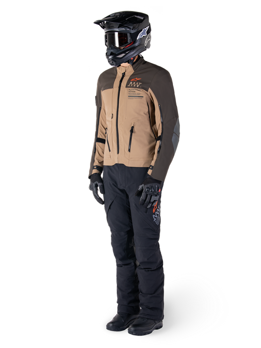 ALPINESTARS AMT-8 STRETCH DRYSTAR®XF JACKET 2026 in DarkBrown/Dark Khaki