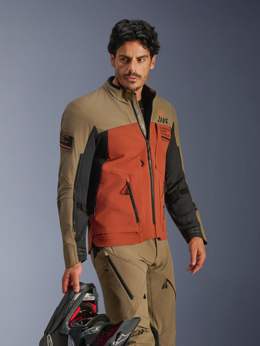 ALPINESTARS AMT-8 STRETCH DRYSTAR®XF JACKET 2026 in Walnut/Rust