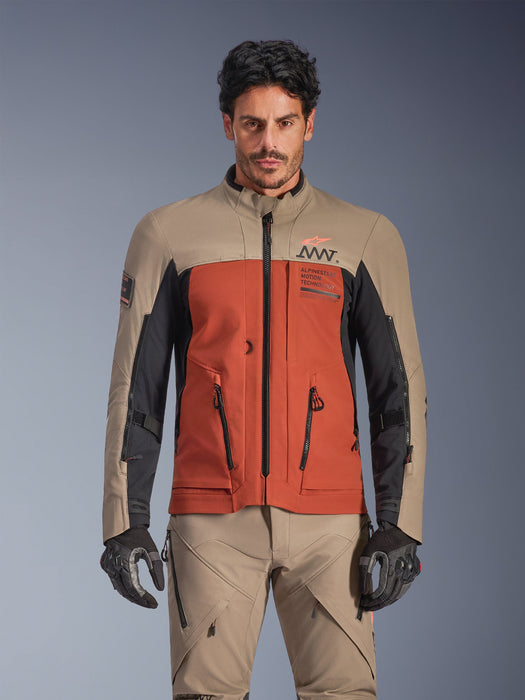 ALPINESTARS AMT-8 STRETCH DRYSTAR®XF JACKET 2026 in Walnut/Rust