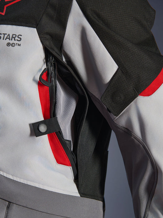 ALPINESTARS ANDES DRYSTAR® v4 JACKET 2026 in Dark Gray/Ice Gray/Black/Bright Red