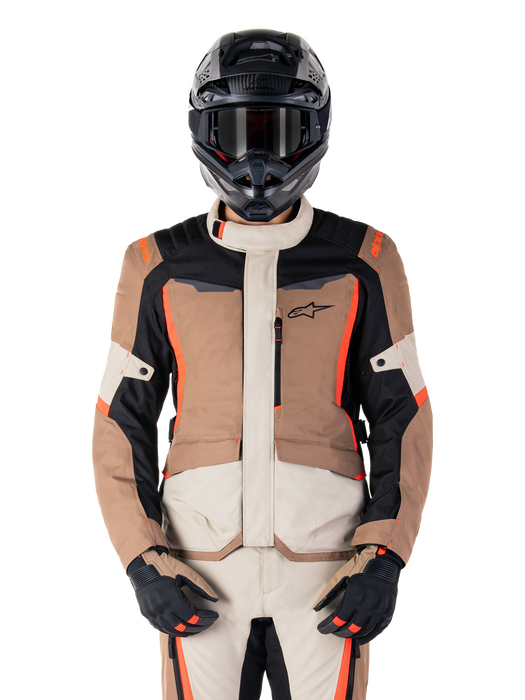 ALPINESTARS ST-1 WATERPROOF JACKET 2025 in Khaki/Sand/Black/Red
