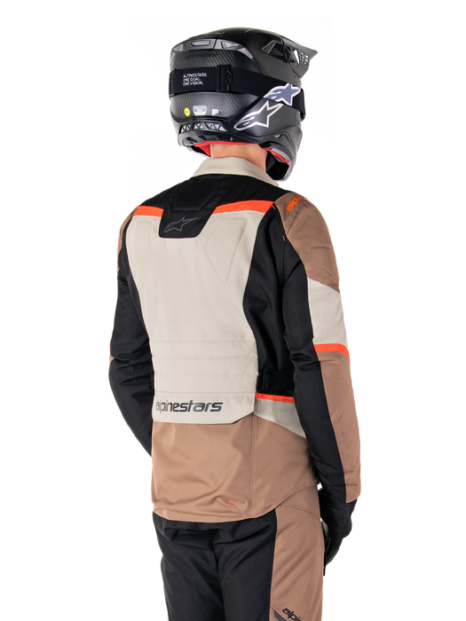 ALPINESTARS ST-1 WATERPROOF JACKET 2025 in Khaki/Sand/Black/Red