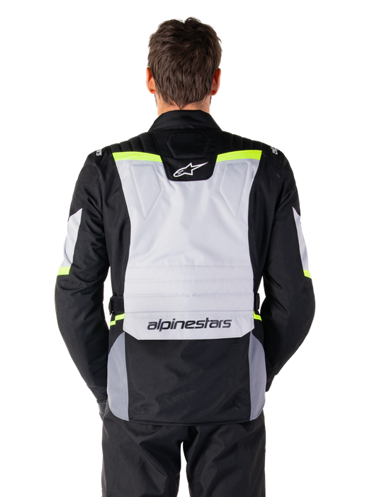 ALPINESTARS ST-1 WATERPROOF JACKET 2025 in Gray/Black/Fluo Yellow