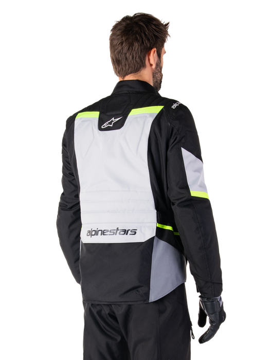 ALPINESTARS ST-1 WATERPROOF JACKET 2025 in Gray/Black/Fluo Yellow