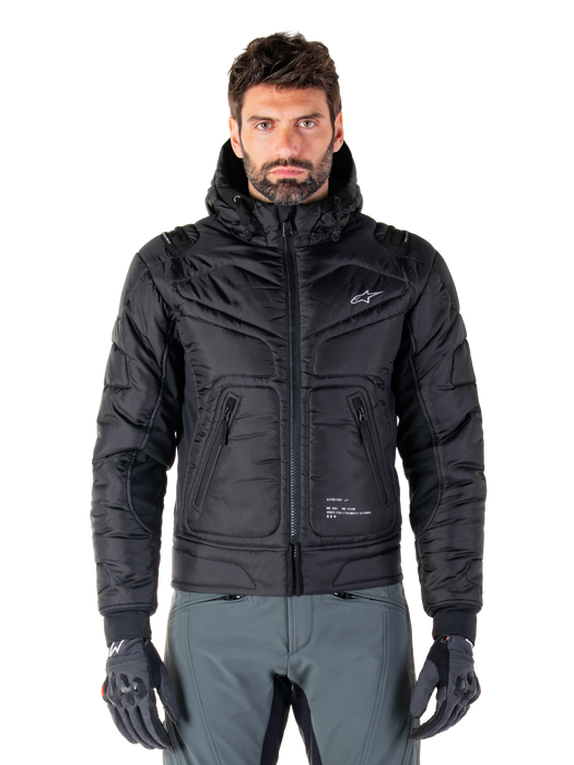 ALPINESTARS MO.ST.EQ HOBBS WATERPROOF JACKET 2025 in Black/Orange