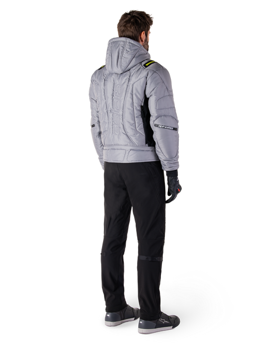 ALPINESTARS MO.ST.EQ HOBBS WATERPROOF JACKET 2026 in Gray/Lime