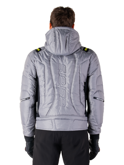 ALPINESTARS MO.ST.EQ HOBBS WATERPROOF JACKET 2026 in Gray/Lime