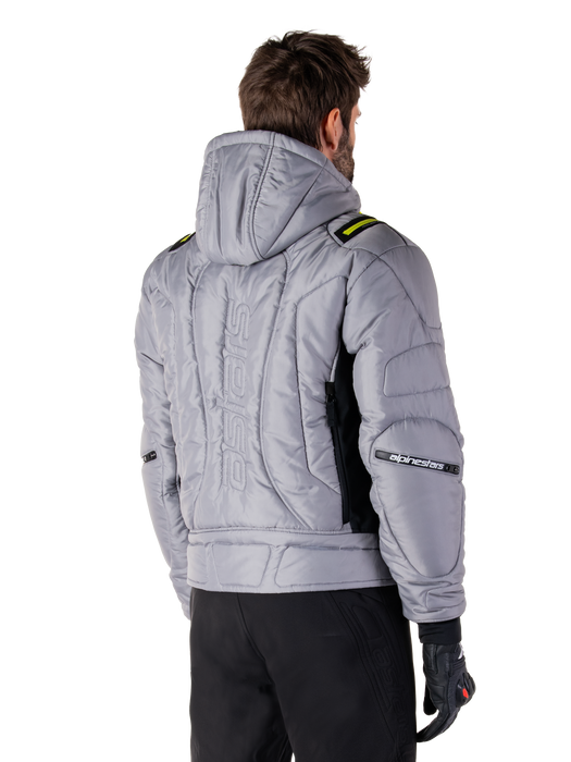 ALPINESTARS MO.ST.EQ HOBBS WATERPROOF JACKET 2026 in Gray/Lime