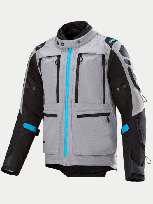 ALPINESTARS ARDENT 3-IN-1 ADVENTURE TOURING JACKET 2025 in Gray Black/Light Blue