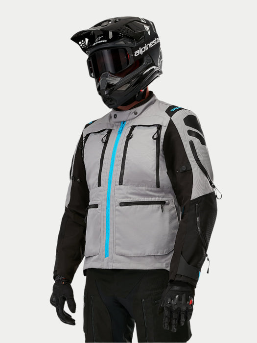 ALPINESTARS ARDENT 3-IN-1 ADVENTURE TOURING JACKET 2025 in Gray Black/Light Blue