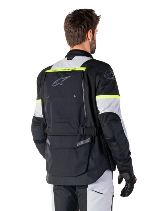 ALPINESTARS BOGOTA PRO DRYSTAR® JACKETS in Ice Gray/Dark Gray/Fluo Yellow