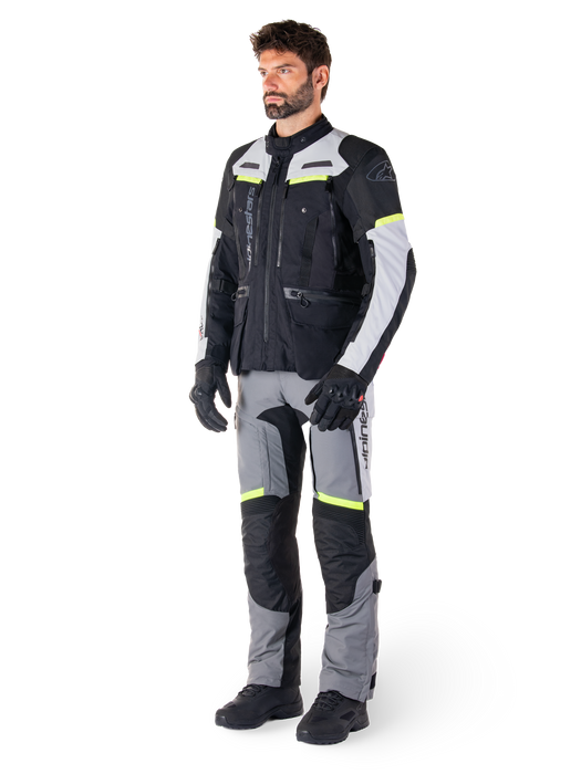 ALPINESTARS BOGOTA PRO DRYSTAR® JACKETS in Ice Gray/Dark Gray/Fluo Yellow