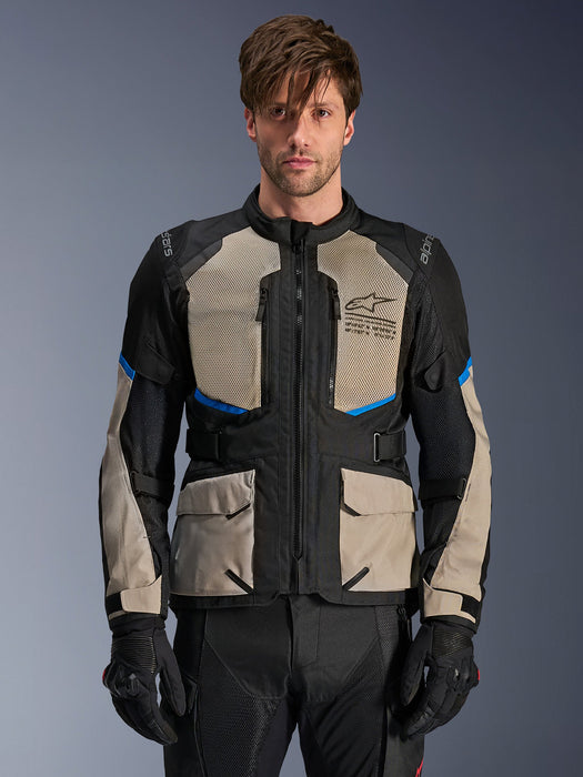 ALPINESTARS ANDES AIR DRYSTAR® JACKETS 2026 in Black/Laurel Gray/Bright Blue