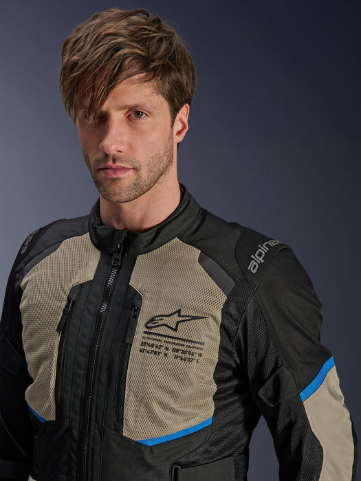ALPINESTARS ANDES AIR DRYSTAR® JACKETS 2026 in Black/Laurel Gray/Bright Blue