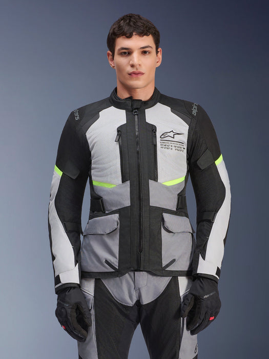 ALPINESTARS ANDES AIR DRYSTAR® JACKETS 2025 in Ice Gray/Dark Gray/Black