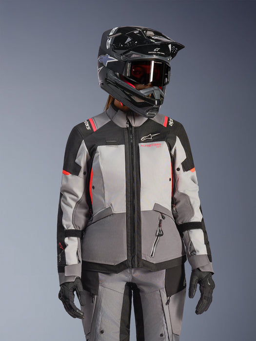 ALPINESTARS  STELLA ANDES v4 DRYSTAR® JACKET 2026 in Dark Gray/Ice Gray/Black/Fluo Coral