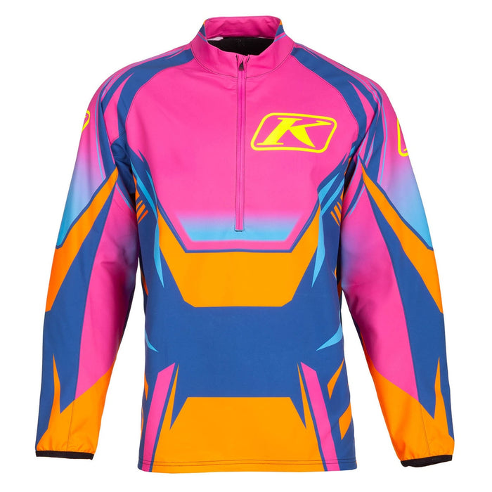 KLIM Revolt 1/4 Zip Pullover in Pink Glo