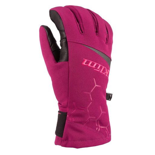 Klim Women's Bombshell Glove in Magenta Purple - Pink Glo 2025