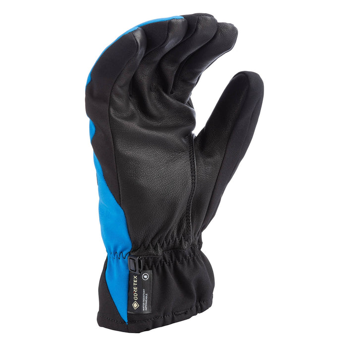 KLIM Klimate Glove in Black - Electric Blue Lemonade