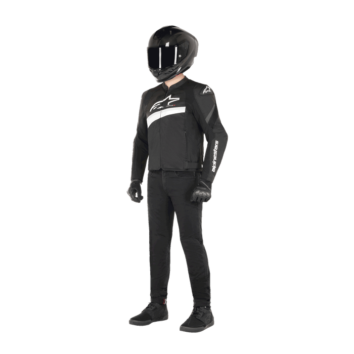 ALPINESTARS T-GP PLUS R v4 AIRFLOW JACKETS 2025 in Black/White