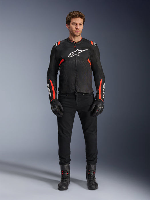 ALPINESTARS T-SPS AIR v2 JACKETS 2026 in Black/Fluo Red