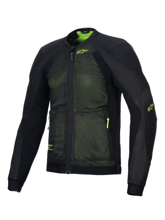 ALPINESTARS TROOP AIR JACKETS 2026 in Black/Fluo Yellow