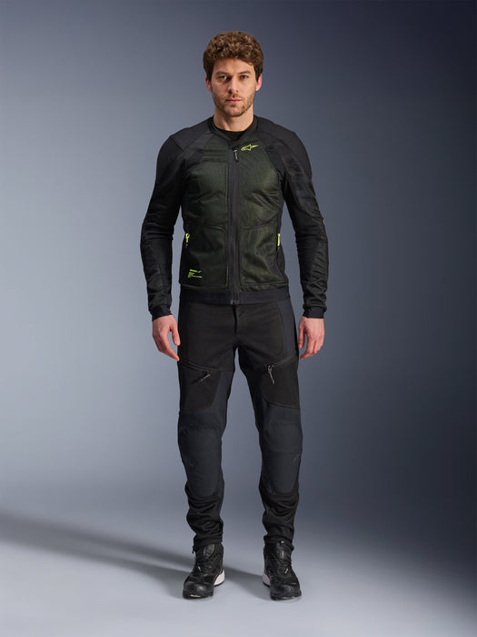 ALPINESTARS TROOP AIR JACKETS 2026 in Black/Fluo Yellow