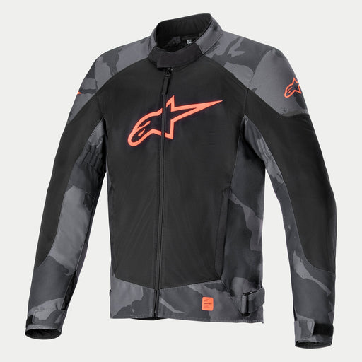 ALPINESTARS T SP X SUPERAIR JACKETS IN  GRAY CAMO/ FLUO RED