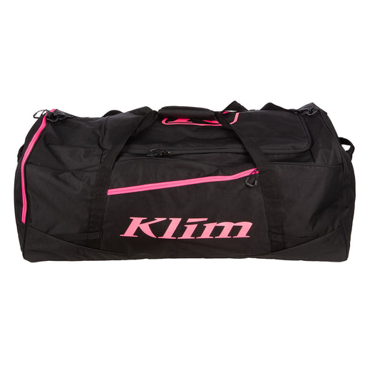 Klim Drift Gear Bag in Black - Knockout Pink  2023