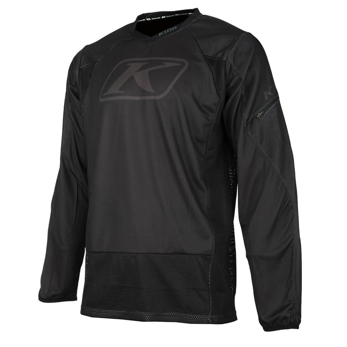 KLIM DAKAR SOLID JERSEY in Stealth Black