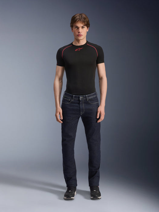 Alpinestars Copper V3 Women's Denim Pants in Blue Rinse