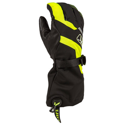 KLIM Powerxross Gauntlet Gloves in Hi-Vis