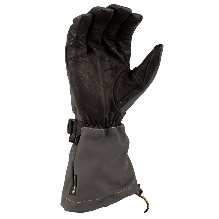 KLIM Togwotee Gloves in High Risk Red - Asphalt