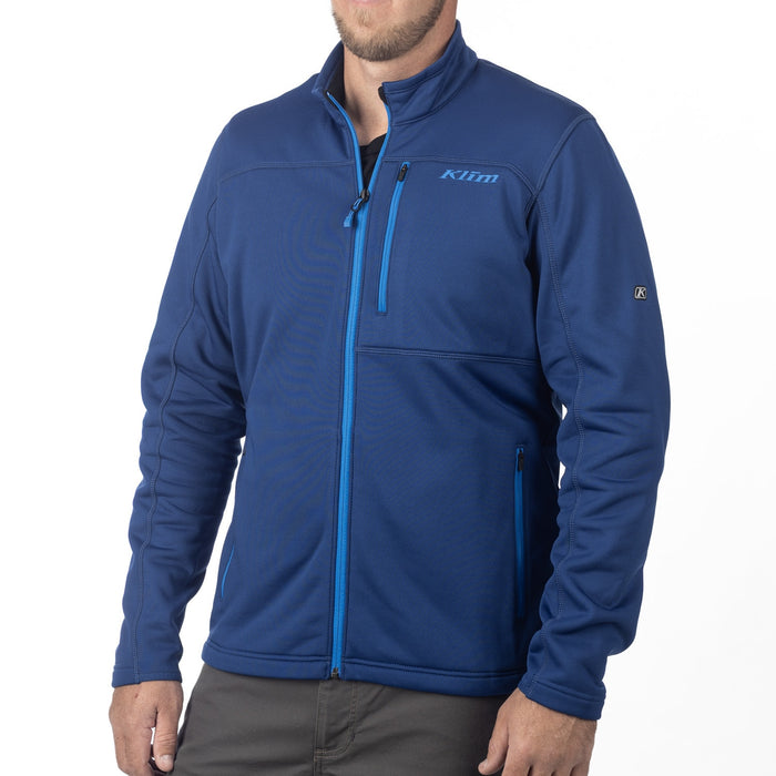 KLIM INFERNO JACKET 2025 in Nightfall Blue - Electric Blue Lemonade
