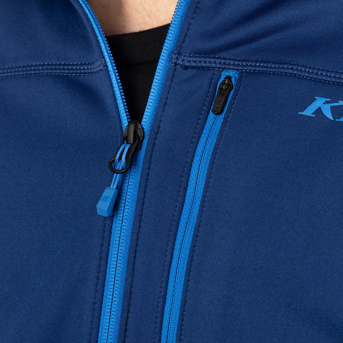 KLIM INFERNO JACKET 2025 in Nightfall Blue - Electric Blue Lemonade