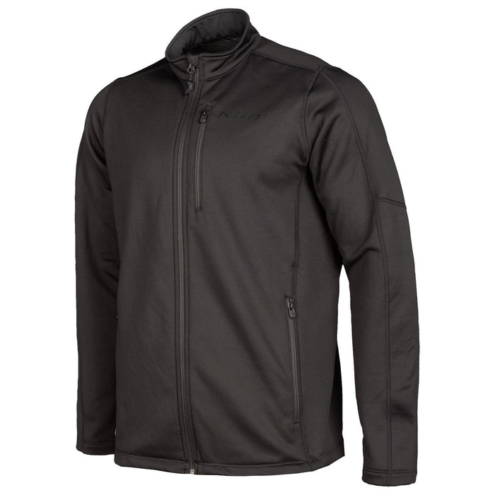 KLIM INFERNO YOUTH JACKET 2026 IN Asphalt - Electric Blue Lemonade