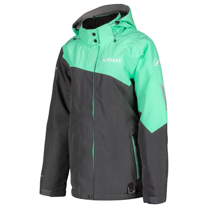 Klim Allure Jacket in Wintermint - Asphalt