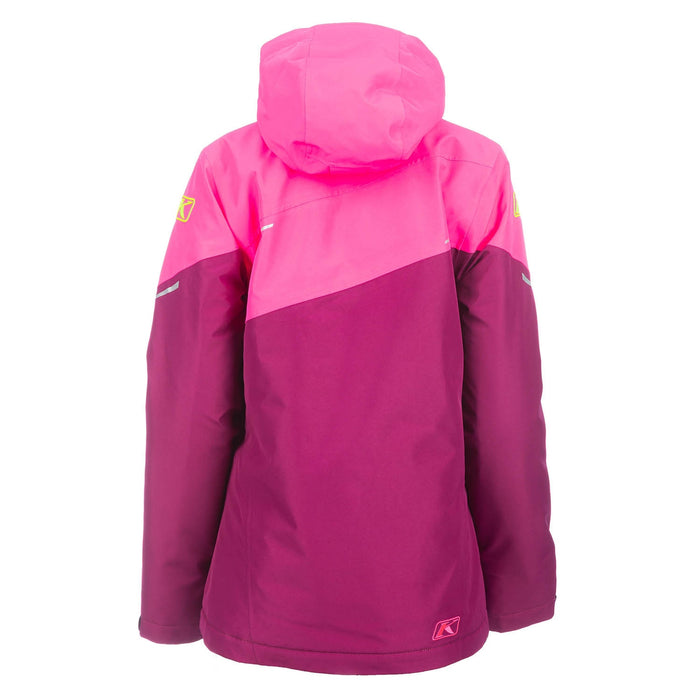 Klim Allure Jacket in Black - Fiery Coral