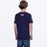 FXR YOUTH RACE DIV. PREMIUM T-SHIRT in Navy/Red