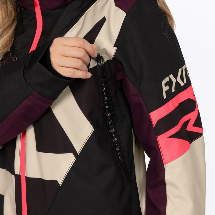 FXR COLD CROSS CX LITE MONOSUIT in Sand/Plum/Coral