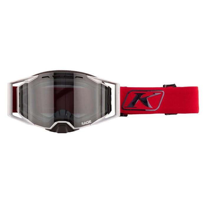 Klim Rage Foundation Snow Googles 2025 - Foundation Chili Pepper with Smoke Tint Lens