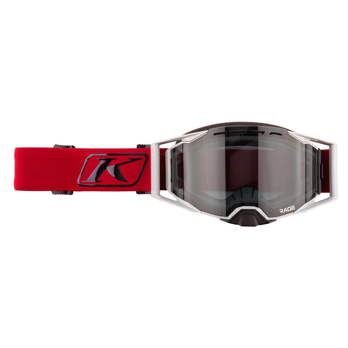 Klim Rage Foundation Snow Googles 2025 - Foundation Chili Pepper with Smoke Tint Lens