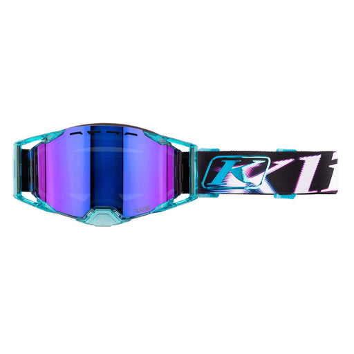 KLIM Rage Phase Snow Googles 2026 in Blue with Purple Mirror Lens