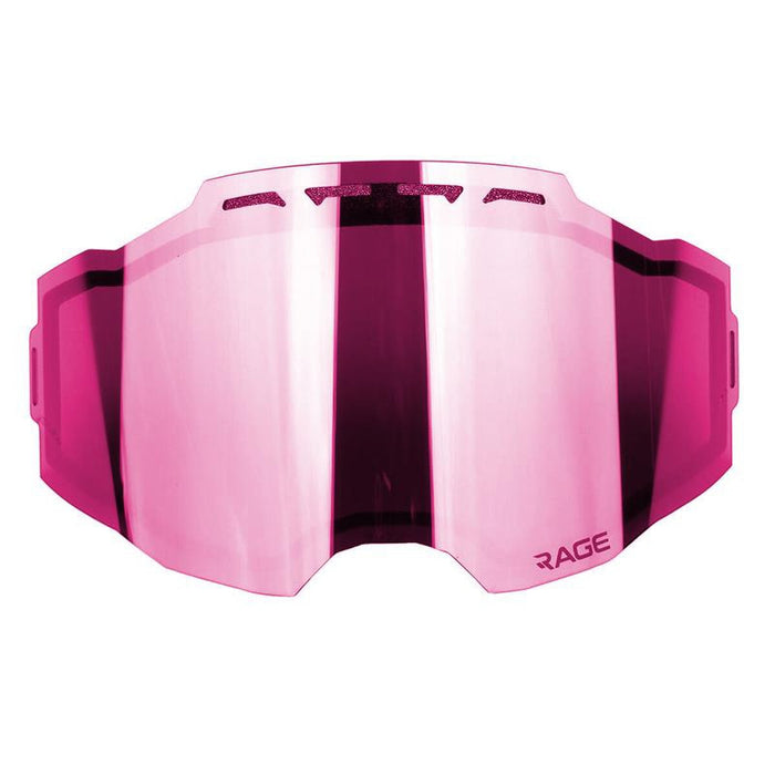 Klim Rage Goggles Replacement Lens in Dark Smoke Pink Mirror