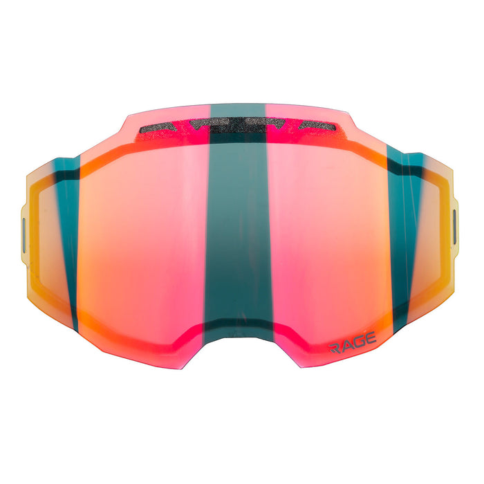Klim Rage Goggles Replacement Lens in Smoke Red Mirror