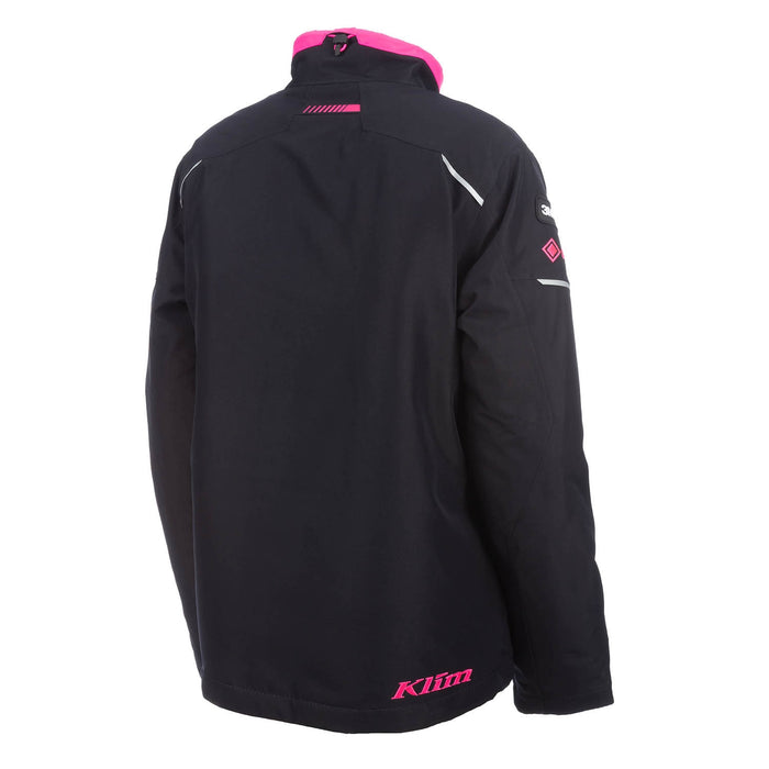 KLIM WOMEN'S FLARE JACKET 2025 in Black - Pink Glo